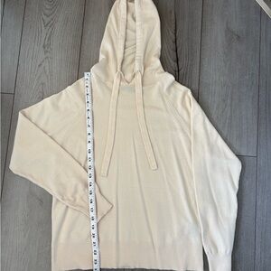 Suzy Shier Cream Pullover Hoodie
